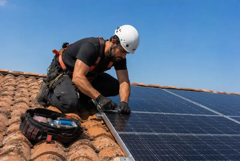 Maintenance et monitoring de panneaux solaires à Mouzillon