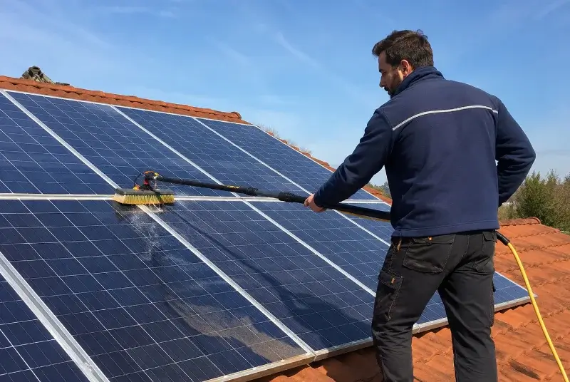Nettoyage et entretien de panneaux solaires à Mouzillon